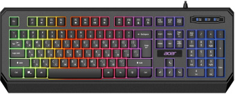 Клавиатура Acer OKW300 черный USB for gamer LED (ZL.KBDCC.019) - купить недорого с доставкой в интернет-магазине