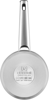 Ковш Rondell Modern RDS-1745 0.9л. d=14см (с крышкой) стальной - купить недорого с доставкой в интернет-магазине