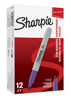 Маркер перманентный Paper Mate Fine 2025034 Sharpie фиолетовый - купить недорого с доставкой в интернет-магазине