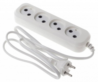 Сетевой удлинитель Buro BU-PSL4.5/W 5м (4 розетки) белый (пакет ПЭ) - купить недорого с доставкой в интернет-магазине
