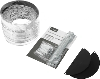 Вытяжка каминная Hyundai HGH 6846 IX черный/нержавеющая сталь управление: сенсорное (1 мотор) - купить недорого с доставкой в интернет-магазине