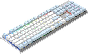 Клавиатура A4Tech Fstyler FS100 Neon механическая синий/белый USB for gamer LED (FS100) - купить недорого с доставкой в интернет-магазине