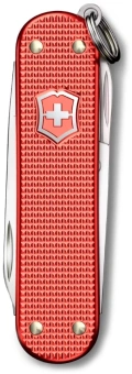 Нож перочинный Victorinox Classic SD Alox LE 2025 Stone Red (0.6221.L25) 58мм 5функц. красный подар.коробка - купить недорого с доставкой в интернет-магазине