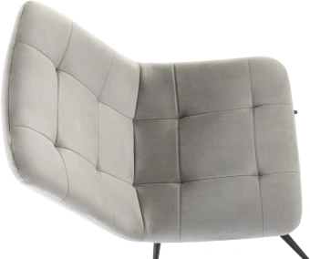 Стул для дома Бюрократ CH-K1 св.серый Holland 09 металл черный на ножках (CH-K1_1/HL09) - купить недорого с доставкой в интернет-магазине