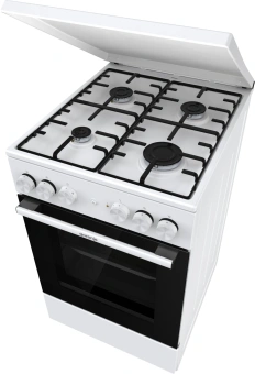 Плита Комбинированная Gorenje GK5A22WH белый (металлическая крышка) реш.сталь - купить недорого с доставкой в интернет-магазине