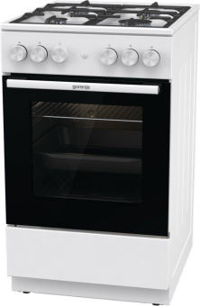 Плита Газовая Gorenje GG5A11WF белый (без крышки) реш.чугун - купить недорого с доставкой в интернет-магазине