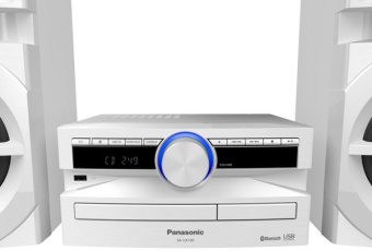 Минисистема Panasonic SC-UX100EE-W белый 300Вт CD CDRW FM USB BT - купить недорого с доставкой в интернет-магазине