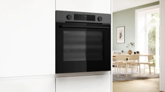 Духовой шкаф Электрический Bosch Serie 4 HUA736EG0T черный - купить недорого с доставкой в интернет-магазине