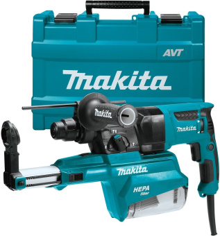 Перфоратор Makita HR2653 патрон:SDS-plus уд.:2.4Дж 800Вт (кейс в комплекте) - купить недорого с доставкой в интернет-магазине