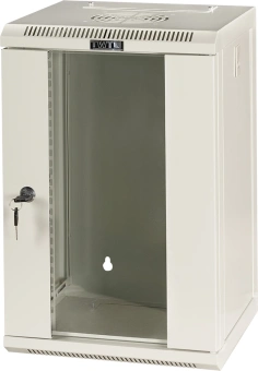 Шкаф коммутационный Lanmaster (TWT-CBW10G-6U-3X3-GY) настенный 6U 312x300мм пер.дв.стекл 30кг серый - купить недорого с доставкой в интернет-магазине
