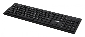 Клавиатура Acer OKW020 черный USB slim Multimedia (ZL.KBDEE.001) кабель 1.5м - купить недорого с доставкой в интернет-магазине