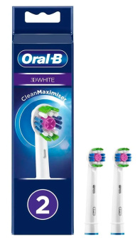 Насадка для зубных щеток Oral-B 3D White EB18pRB (упак.:2шт) - купить недорого с доставкой в интернет-магазине