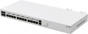 Коммутатор MikroTik CCR2116-12G-4S+ 13x1Гбит/с 4SFP+ управляемый - купить недорого с доставкой в интернет-магазине