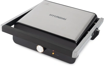 Электрогриль Hyundai HYG-2044 2000Вт черный/черный - купить недорого с доставкой в интернет-магазине