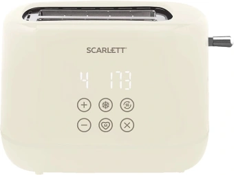 Тостер Scarlett SC-TM11070 850Вт бежевый - купить недорого с доставкой в интернет-магазине