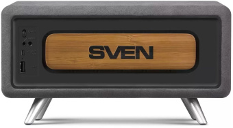 Колонка порт. Sven АС HA-930 дерево/черный 30W 1.0 BT/3.5Jack/USB 2200mAh - купить недорого с доставкой в интернет-магазине