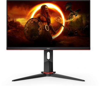 Монитор AOC 23.8" Gaming 24G2SPU черный/красный IPS LED 16:9 HDMI M/M матовая HAS Piv 300cd 178гр/178гр 1920x1080 165Hz FreeSync Premium VGA DP FHD USB 4.41кг - купить недорого с доставкой в интернет-магазине