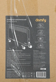 Конвектор Domfy DCW-CH1010 1000Вт белый - купить недорого с доставкой в интернет-магазине