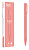 Ручка гелев. Deli Nusign NS552pink розовый черн. черн. линия 0.5мм
