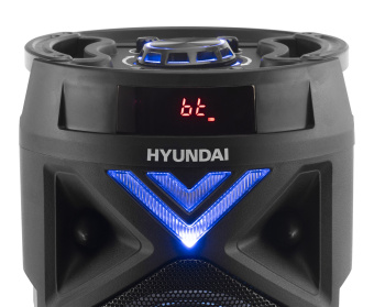 Минисистема Hyundai H-MC180 черный 80Вт FM USB BT SD/MMC - купить недорого с доставкой в интернет-магазине
