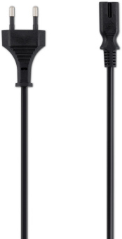 Кабель Buro IEC C7 (2-pin) Евровилка 3м (BU-PCAB-3-2PIN) - купить недорого с доставкой в интернет-магазине