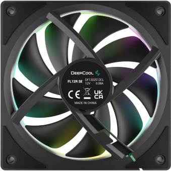Вентилятор для корпуса Deepcool FL12R SE Reverse ARGB 120х120x25 черный 4-pin 25.79дБ (R-FL12RSE-BKAPN1-G) Ret - купить недорого с доставкой в интернет-магазине