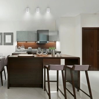 Светильник Gauss Overhead потолоч. 12Вт 4100K цв.св.:белый нейтральный белый (HD011) - купить недорого с доставкой в интернет-магазине