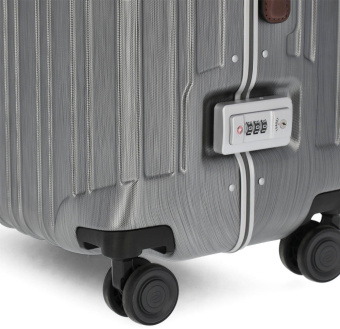 Чемодан Piquadro PQ LM (BV4428PQLM/NCU) 51x75x28см 89л. 5.59кг. поликарбонат/натур.кожа темно-серый - купить недорого с доставкой в интернет-магазине