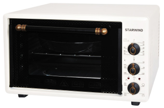Мини-печь Starwind SMO2026 36л. 1300Вт бежевый - купить недорого с доставкой в интернет-магазине