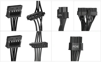 Блок питания KingPrice ATX 450W KPPSU450 (20+4pin) 120mm fan 3xSATA RTL - купить недорого с доставкой в интернет-магазине