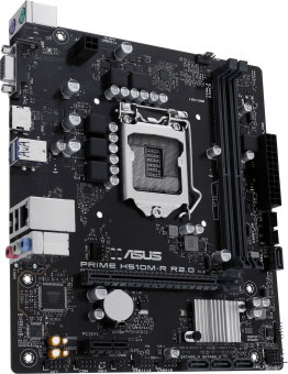 Материнская плата Asus PRIME H510M-R R2.0-SI Soc-1200 Intel H470 2xDDR4 mATX AC`97 8ch(7.1) GbLAN+VGA+HDMI White Box - купить недорого с доставкой в интернет-магазине