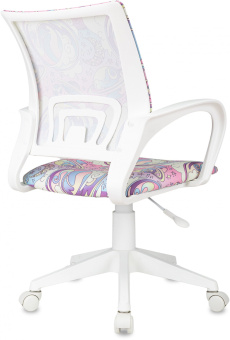 Кресло детское Бюрократ BUROKIDS 1 W мультиколор луна розовая крестов. пластик пластик белый - купить недорого с доставкой в интернет-магазине