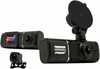 Видеорегистратор TrendVision Proof PRO 3CH черный 2Mpix 1080x1920 1080p 160гр. GPS AC5701A - купить недорого с доставкой в интернет-магазине