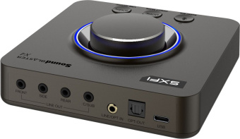 Звуковая карта Creative USB Sound Blaster X4 (Super X-Fi Ultra DSP) 7.1 Ret - купить недорого с доставкой в интернет-магазине