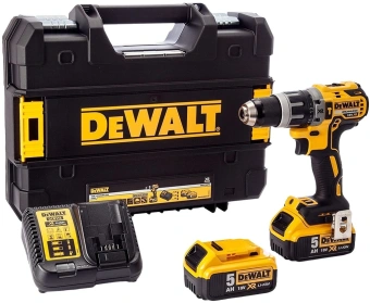 Дрель-шуруповерт DeWalt DCD796P2-QW аккум. патрон:быстрозажимной (кейс в комплекте) - купить недорого с доставкой в интернет-магазине