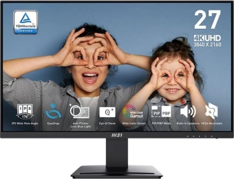 Монитор MSI 27" MP273U черный IPS LED 16:9 HDMI M/M матовая 300cd 178гр/178гр 3840x2160 60Hz DP 4K 3.95кг - купить недорого с доставкой в интернет-магазине