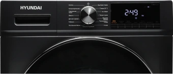 Стиральная машина Hyundai WFD9403 класс: B загр.фронтальная макс.:10кг (с сушкой) темно-серый инвертор - купить недорого с доставкой в интернет-магазине