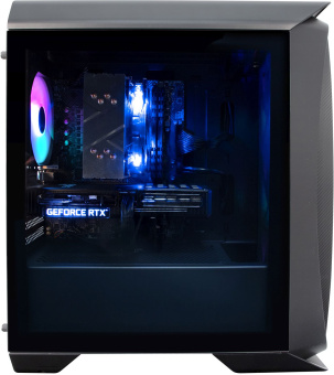 ПК IRU Game 520B5GMA MT Ryzen 5 5600X (3.7) 16Gb SSD1Tb RX 6700XT 12Gb FreeDOS GbitEth 700W черный (RUS) (1989322) - купить недорого с доставкой в интернет-магазине