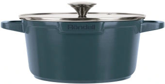 Кастрюля Rondell Azul Claro RDA-1501 4.5л. d=24см (с крышкой) синий - купить недорого с доставкой в интернет-магазине