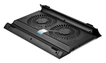 Подставка для ноутбука Deepcool N8 (DP-N24N-N8SR) 17" 380x278x55мм 25дБ 3xUSB 2x 140ммFAN 1244г алюминий серебристый - купить недорого с доставкой в интернет-магазине