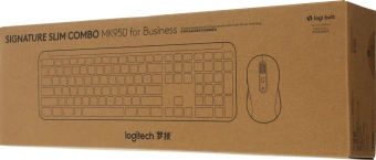 Клавиатура + мышь Logitech MK950 клав:графитовый/черный мышь:черный/серый USB беспроводная Bluetooth/Радио slim (920-012500) - купить недорого с доставкой в интернет-магазине