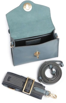 Сумка женская The Bridge Irene 04520501/KP голубая натур.кожа - купить недорого с доставкой в интернет-магазине