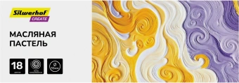 Масляная пастель Silwerhof Create 18цв. дл.70мм д.10мм - купить недорого с доставкой в интернет-магазине
