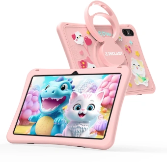 Планшет Teclast P30T Kids A523 (1.8) 8C RAM4Gb ROM128Gb 10.1" IPS 1280x800 Android 14 розовый 5Mpix 2Mpix BT WiFi Touch microSD 256Gb 6000mAh 10hr - купить недорого с доставкой в интернет-магазине