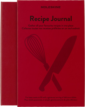 Блокнот Moleskine PASSION RECIPE PASRECP Large 130х210мм 400стр. подар.кор. красный - купить недорого с доставкой в интернет-магазине