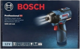 Гайковерт Bosch GDR 12V-110 аккум. патрон:держатель бит 1/4" (06019E0002) - купить недорого с доставкой в интернет-магазине