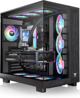 Корпус Thermaltake View 380 XL TG ARGB черный без БП E-ATX 2x120mm 2xUSB3.0 audio bott PSU - купить недорого с доставкой в интернет-магазине
