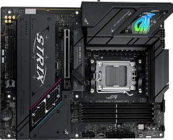Материнская плата Asus ROG STRIX B850-F GAMING WIFI SocketAM5 AMD B850 4xDDR5 ATX AC`97 8ch(7.1) 2.5Gg RAID+HDMI+DP - купить недорого с доставкой в интернет-магазине