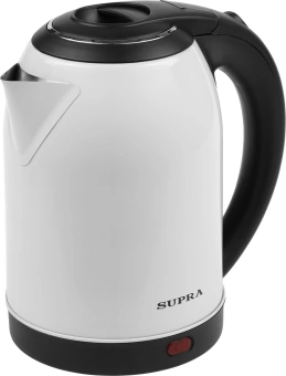 Чайник электрический Supra KES-2003N 2л. 1500Вт белый корпус: металл/пластик - купить недорого с доставкой в интернет-магазине