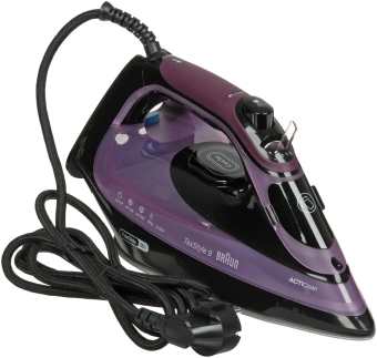 Утюг Braun TexStyle 9 SI9661VI 3100Вт фиолетовый/черный - купить недорого с доставкой в интернет-магазине